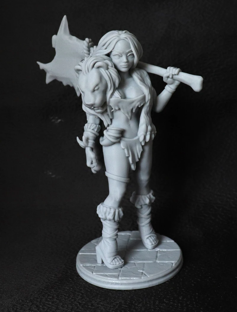 

1/24 75mm 1/18 100mm Resin Model Kits Female Hunter Figure Sculpture Unpainted No Color RW-698