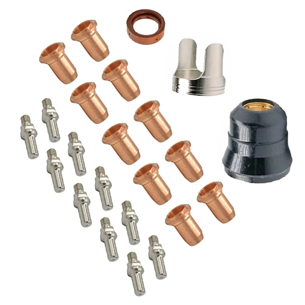 For Harbor For Freight Titanium for plasma for torch Tips and Electrodes 23pcs Set for TIPC65 59164 59182 Welding Accessory