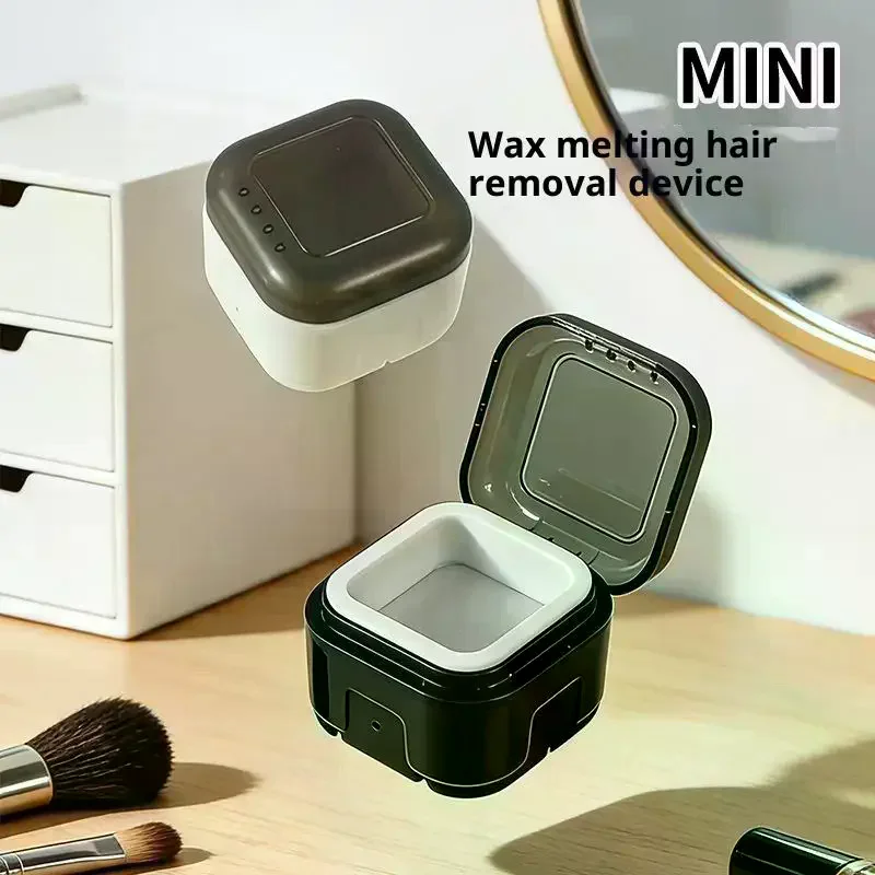 Wax Warmer Mini Heater Machine Silicone Bowl Nose Ear Hair Removal Waxing Kit Wax Bean Heating Melting Pot