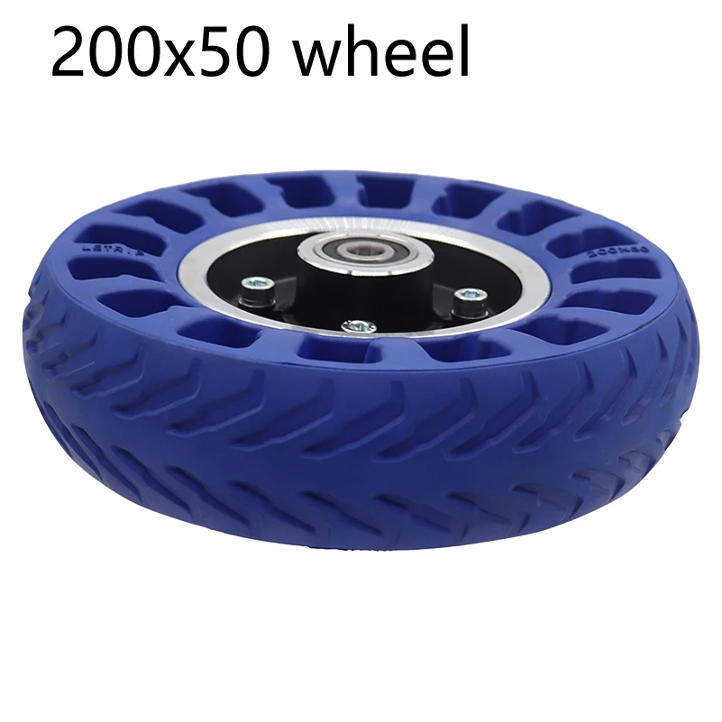 200x50 8 Inch solid Tire Wheel Electric Scooter   no-Pneumatic  with Alloy Rim  Accessories