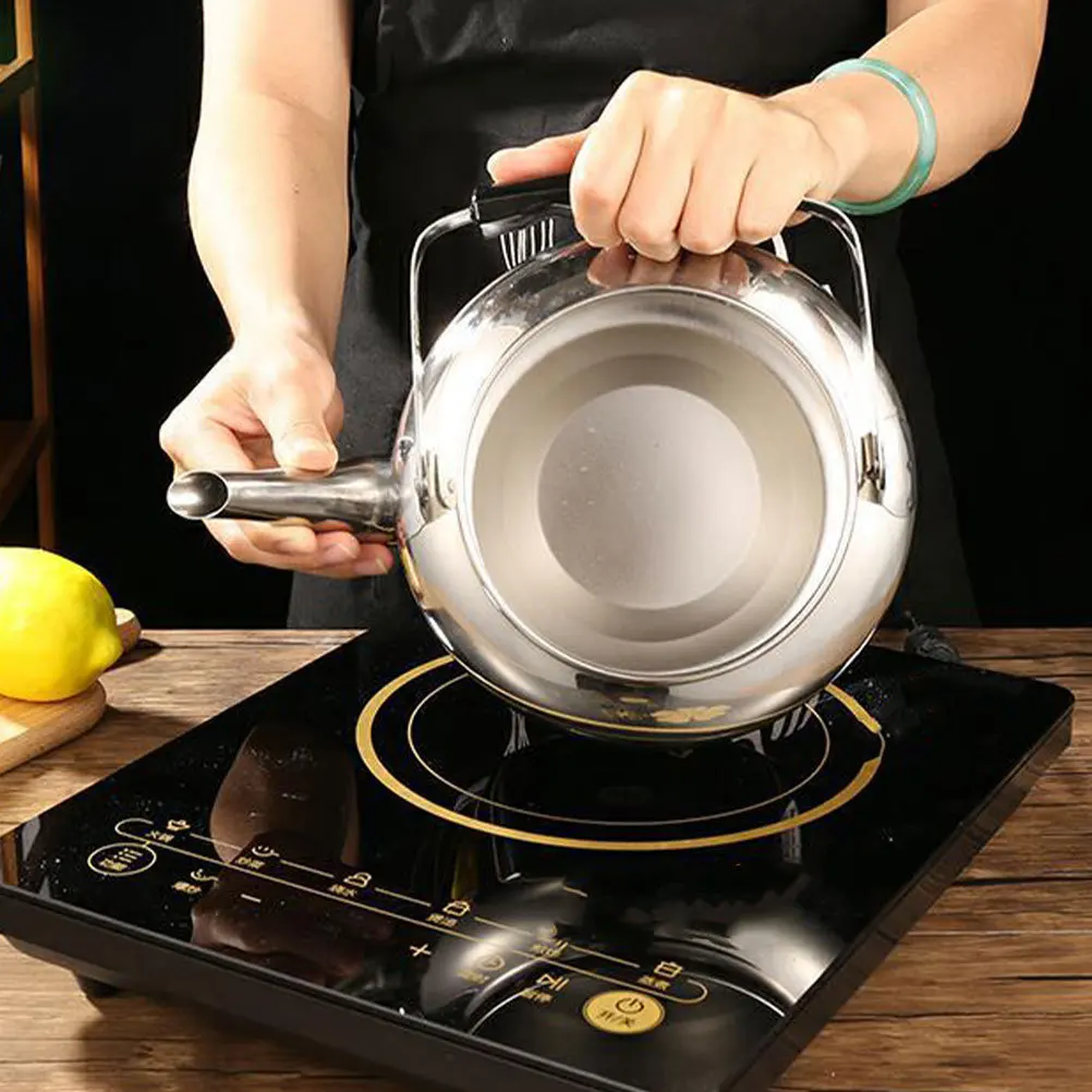 

1pc Stainless Steel Tea 1.5L Whistling Water For Boil Water Kitchen Gadget Practical Pot Home Teakettle Boiling Kettle Kitchen