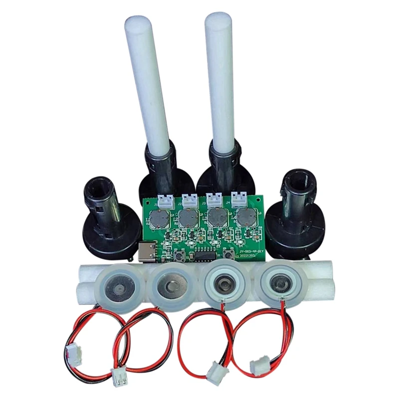 ABYC Four-Spray Humidifier Module Humidifier Control Board Atomizer Driver Board Four-Spray Humidifier Module,Set C