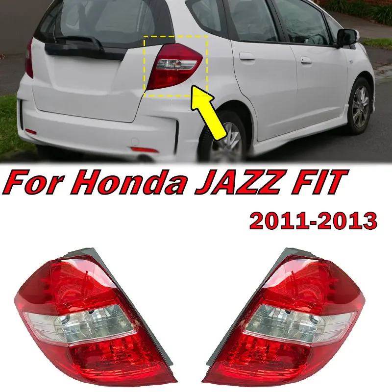 For Honda JAZZ FIT Hatchback 2011 2012 2013 Tail Light Rear Bumper Reversing Turn Signal Fog Lamp Car Taillight 33500-TF0-J51