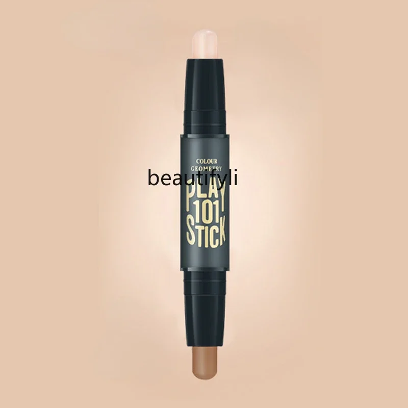 Highlight Grooming Stick Female Double Head Dual-purpose Nose Shadow Grooming Nose Shadow Concealer Shadow