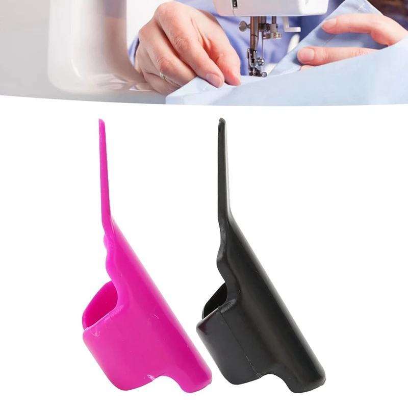 6 Pcs Sewing Finger Thing Pusher, Finger Protector, Fingerthing Thread Controller, Sewing Fabric Ironing Tool Durable