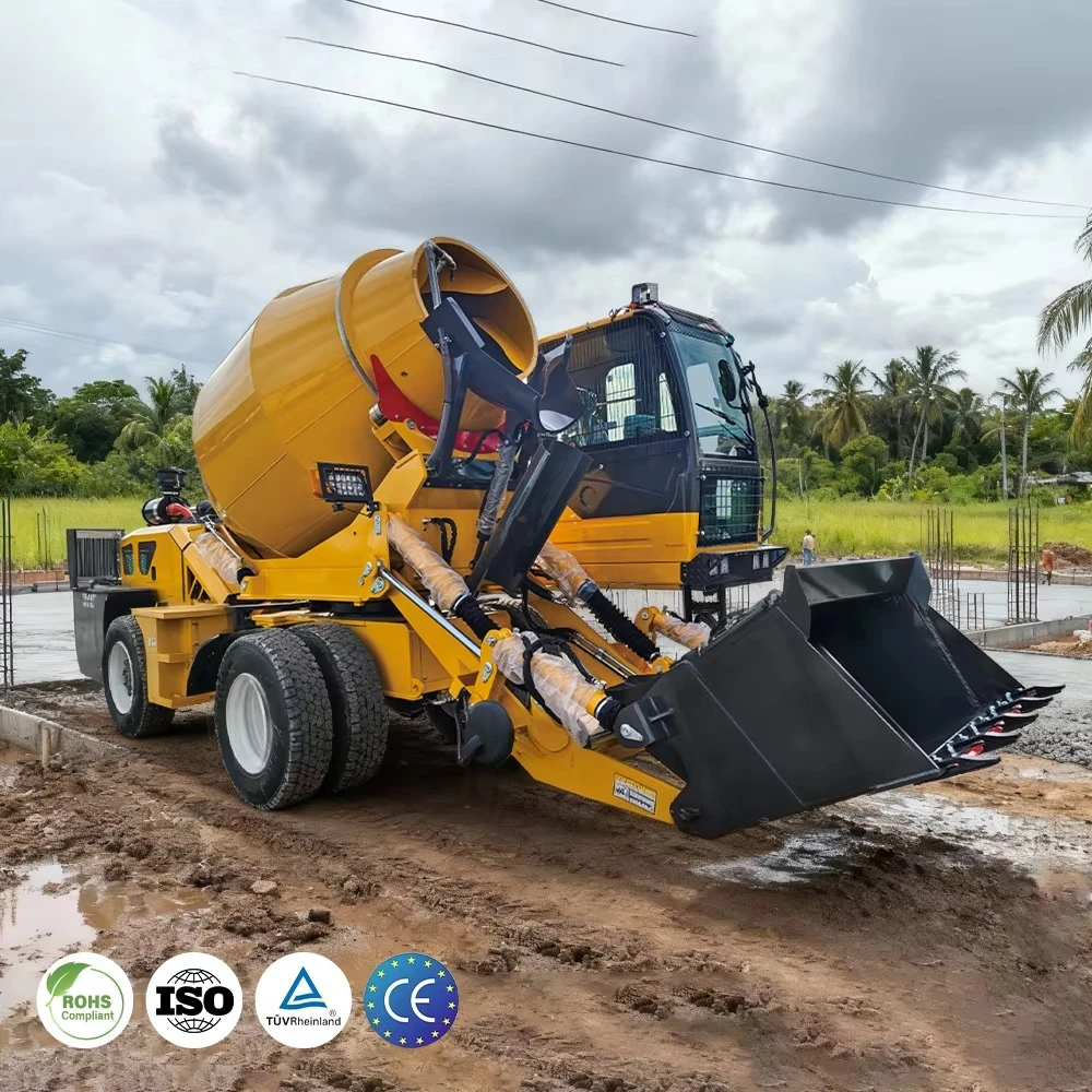 Hersteller von selbstladenden – Concrete Mixer Machine Bewertung und Preis