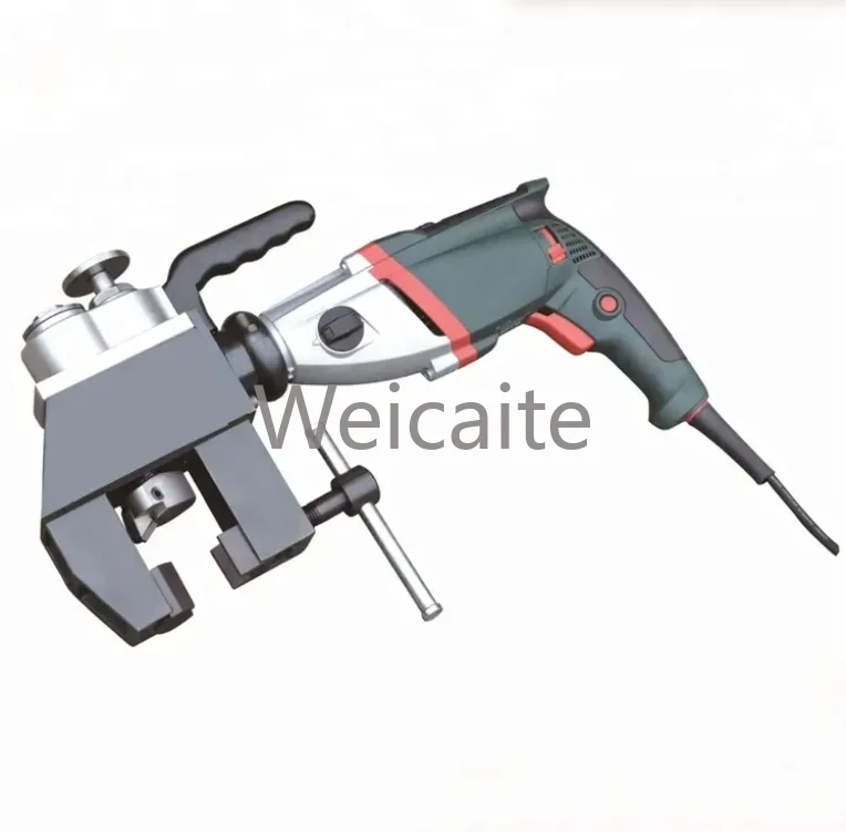 Hot sale single head steel tube end forming hand tools bar portable pipe end beveling chamfering machine