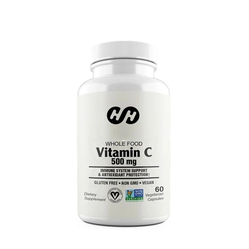 Vitamin C Cherry Extract and Citrus Bioflavonoid Complex -23 Organic Fruits and Vegetables Mixture | 60 Vegetarian Capsules