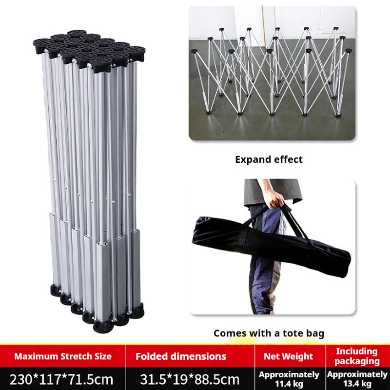 From Poland Strut Work Table Stainless Steel Work Sawhorse Support Quick Telescopic Workbench Multi-functional Woodworking Tools