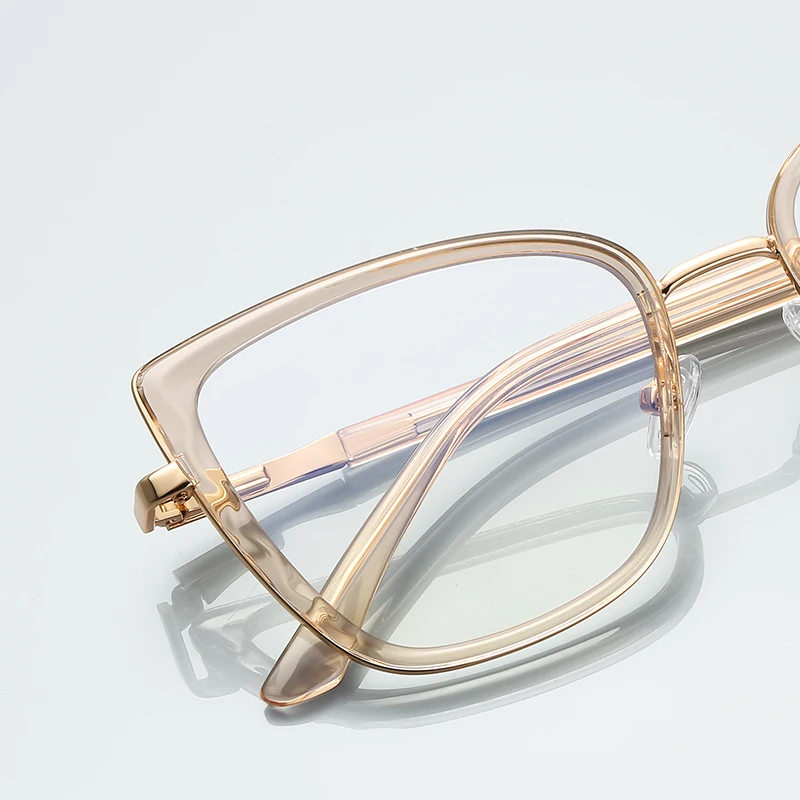 

CLLOIO Fashion Anti Blue Light Butterfly Frame Women's Personalized Prescription Myopia Glasses Photochromic Optical Glasses