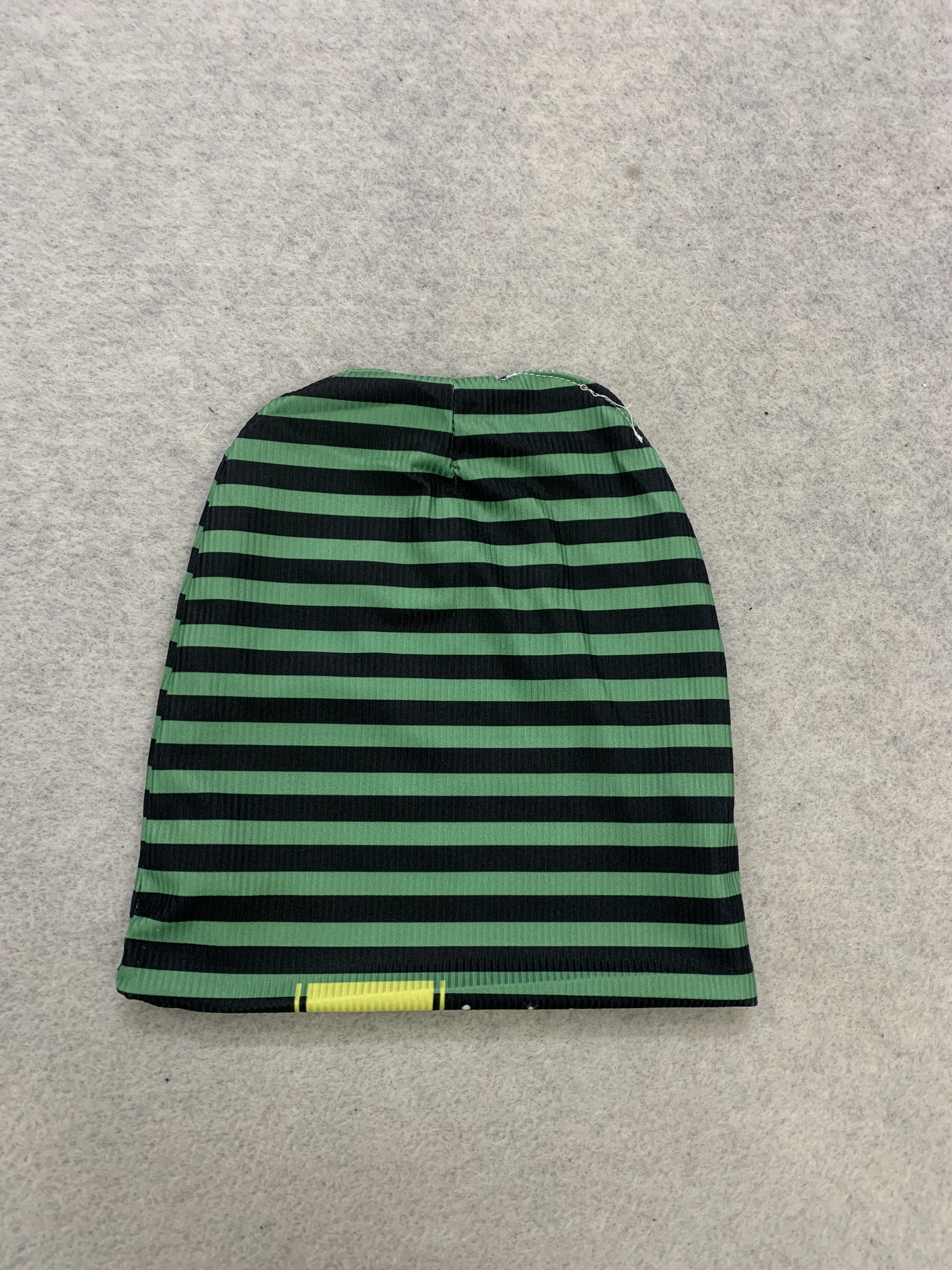 Y2K Striped Knit Beanie Rhinestone Letter 1989 Print Skull Cap Vintage Hip Hop Streetwear Warm Winter Knitted Hat For Men Women