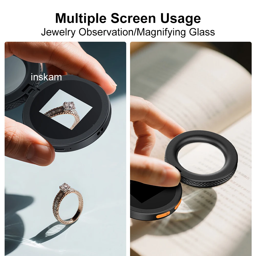 مجهر رقمي بتركيز تلقائي 500X 1080P مجهر عملة فيديو مع 8 مصابيح لإصلاح الإلكترونيات لكبار السن قراءة Windows/Mac