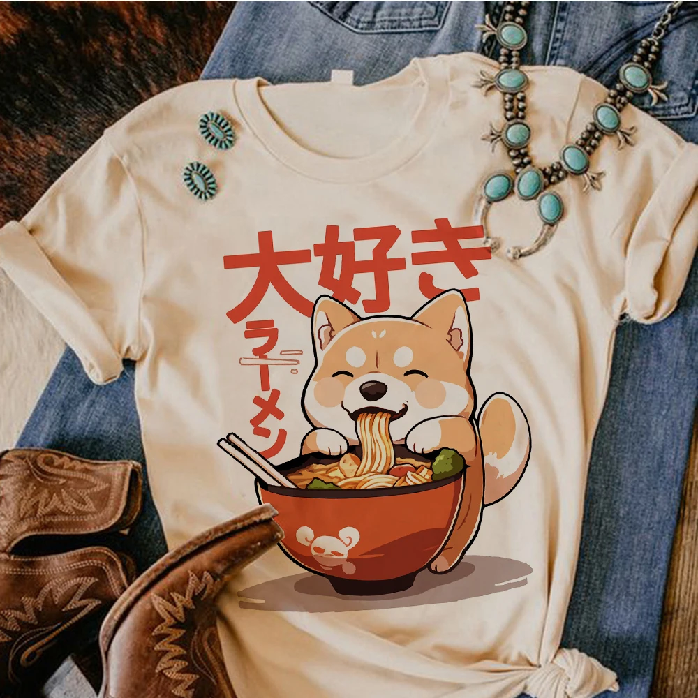 

Shiba Inu t-shirts women streetwear graphic comic t-shirts girl manga clothes