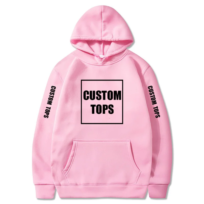 Your OWN Design Text Picture Custom Sweatshirt Unisex DIY Anime Print Hoodies Loose Casual Hoody LOGO Clothing Sportswear