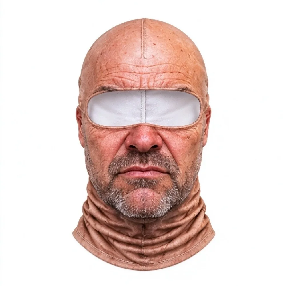 Realistic Print Realistic Face Dralon Warm Mask 3D Printed Design Full Face Coverage 3D Printed Balaclava Reusable Fabric