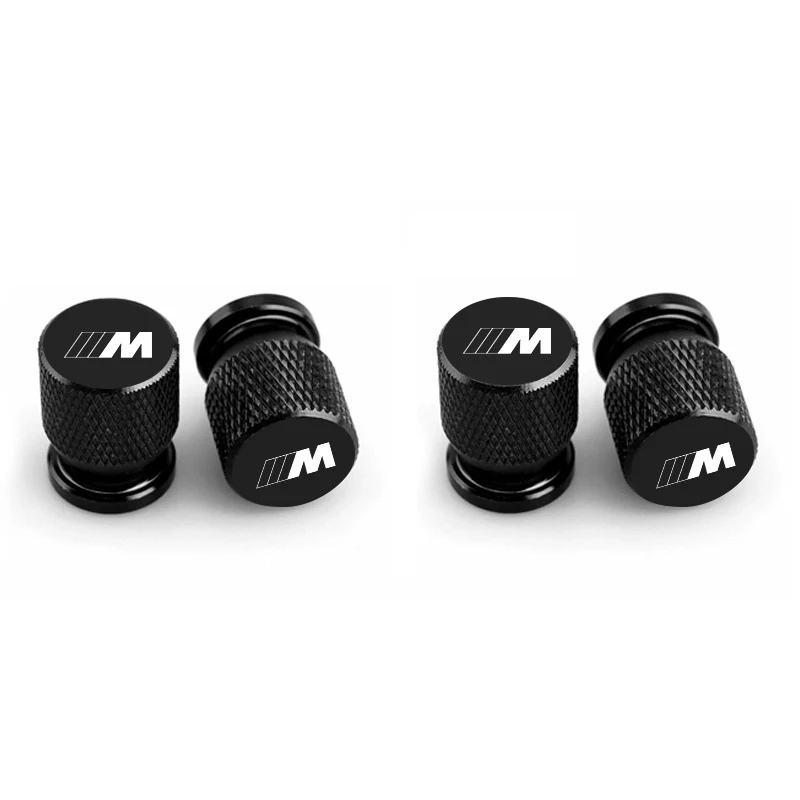 4Pcs Car Metal Wheel Tire Valve Caps Stem Case for BMW M Performance E36 E46 E90 E60 F10 F30 E39 F20 E87 E92 G30 X5 E70 E91 G