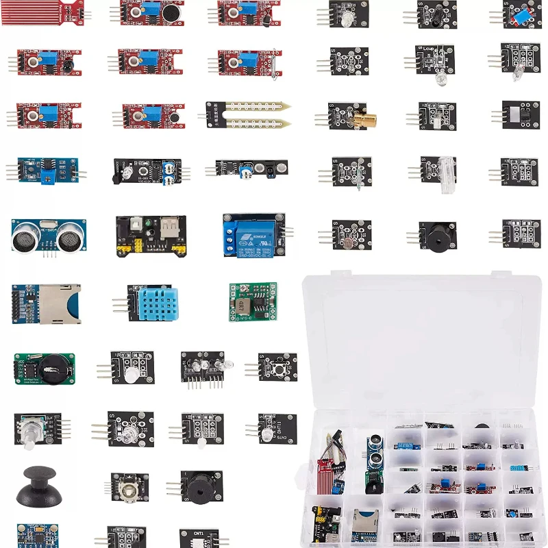 Raspberry pi 2 3 the sensor module package HC-SR04 501 DHT11 DS3231 KY-008 Sound Rain Soil sensor for arduino kit