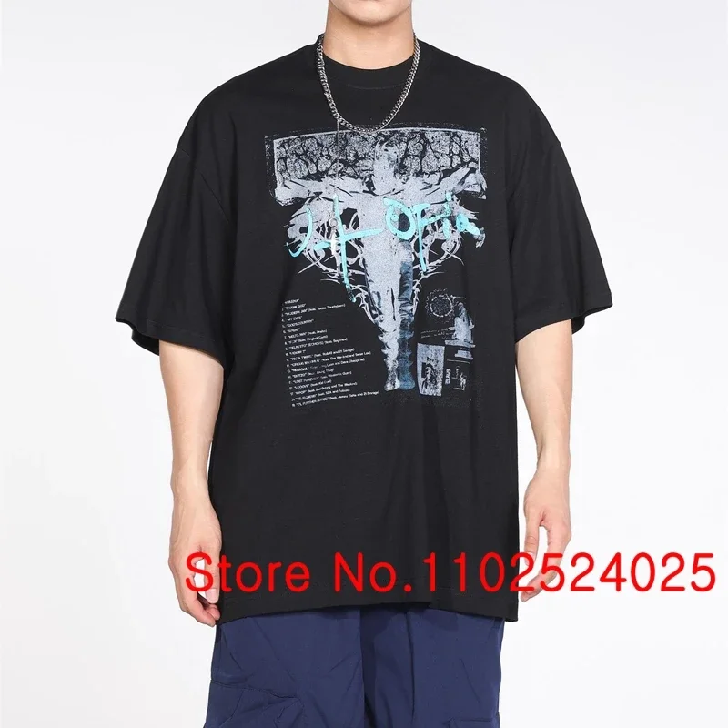 Utopia Men's Short Sleeve Tee Summer New Cotton Loose Casual Comfortable Breathable Cactus Jack T-Shirts