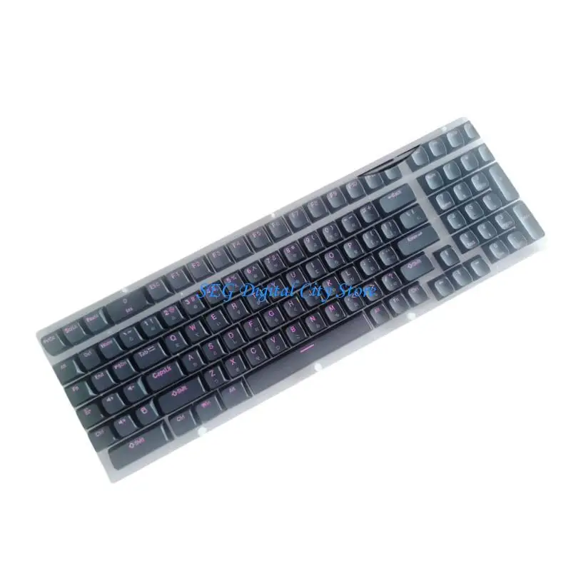 U75b Cavaleiro preto 115key Keycap EDMS Altura Tirada dupla Chap PBT moldado para datilógrafos e jogadores profissionais