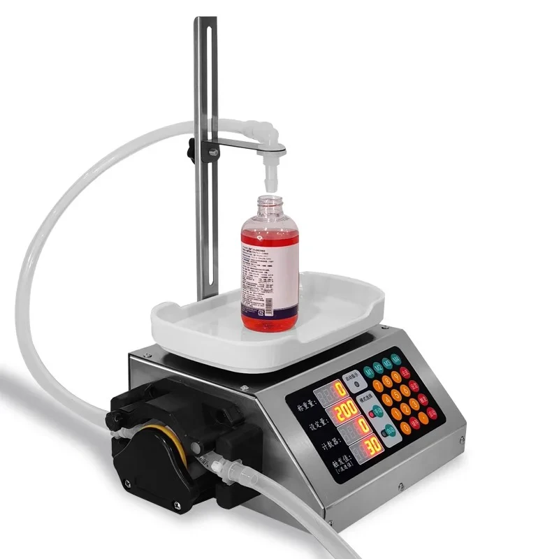 Commercial peristaltic pump filling machine Weighing viscous liquid automatic essential oil glue filling machine
