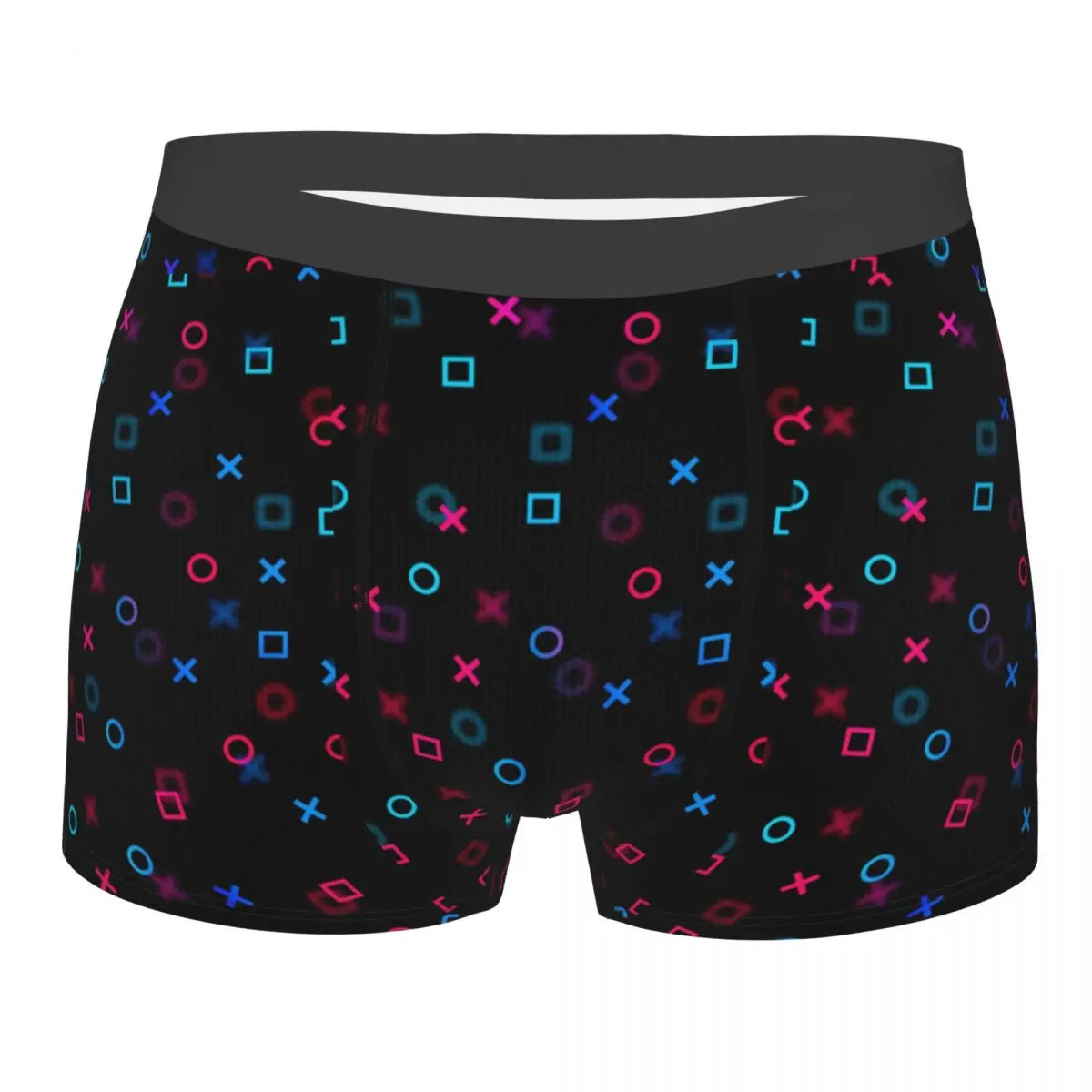 

Fashion Abstract Pattern Man Lingerie Breathable male Panties U-Convex Design