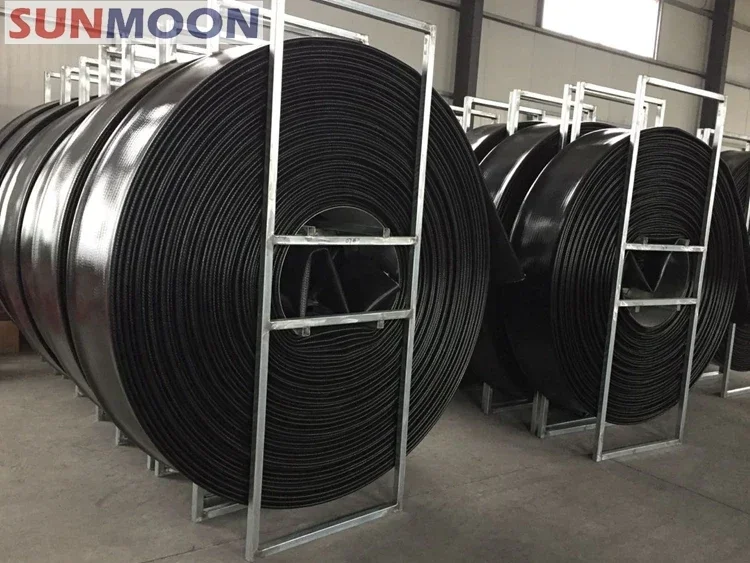 Tubo antincendio frac layflat in tpu flessibile da 10 pollici ad alta pressione da 200 psi di alta qualità per uso industriale