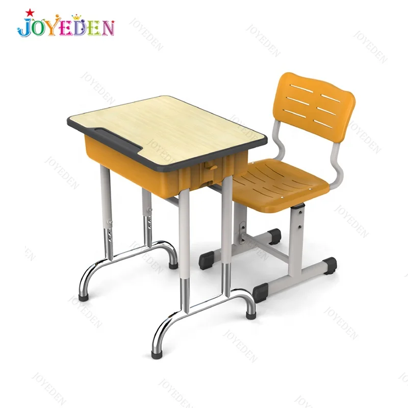 Good Quality Classical Uni Student Table And Chair For School Furniture Classroom
