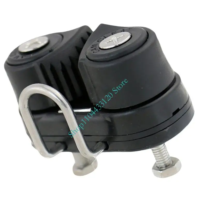 Double Nylon Strap Guide Rope Clamp with Automatic Locking Mechanism Lock Clamp for Easy Installation on Boats
