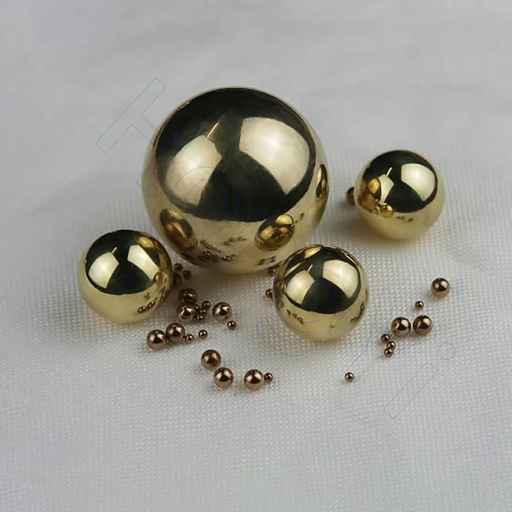 Solid H62 Brass Balls Precision Pure Copper Round Beads Dia 2mm 4mm 5mm 6mm 8mm 10mm 12.7mm 20mm