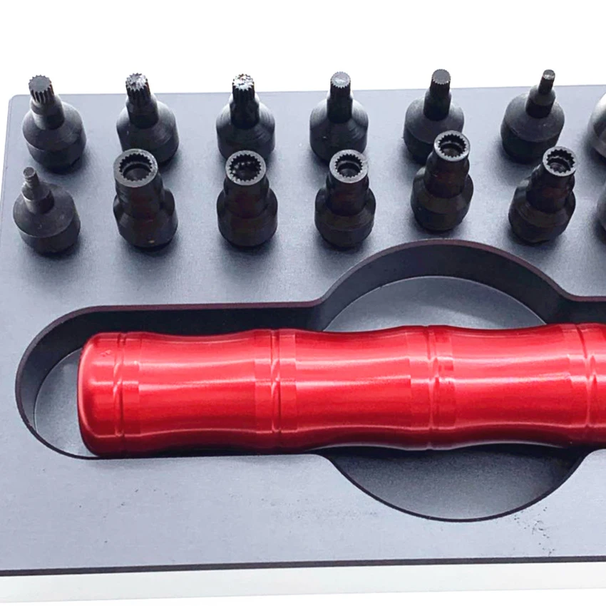 Watch Tool Was Made for Removing and Installing Chronograph Pushers with 18 Interchangeable Keys