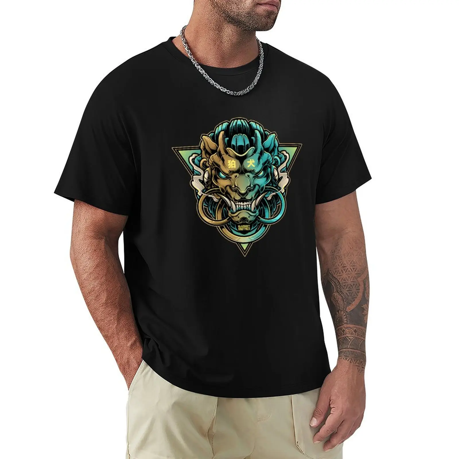 

Komainu T-Shirt Sports Casual Short Sleeve Cotton Tee