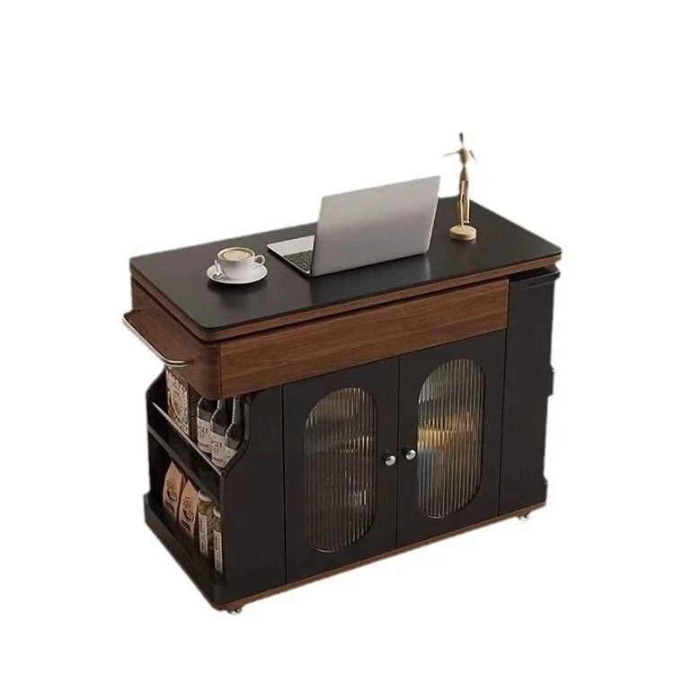 

Solid wood tea table tea table small apartment living room simple lifting multi-functional dining table dual-purpose coffee