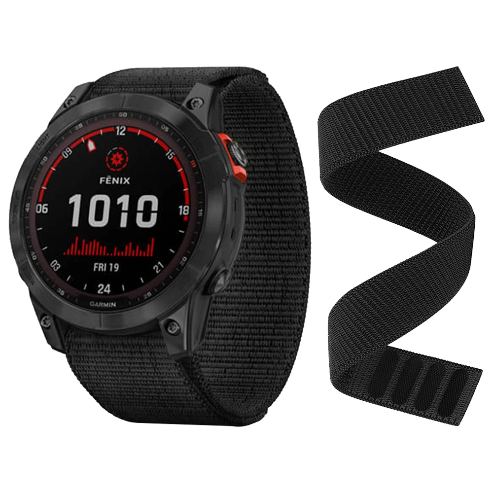 Ersatz-Uhren armband für Garmin Vorläufer 955 Solar 935 945 lte 745 Haken Schleife Nylon Armband Armband Zubehör