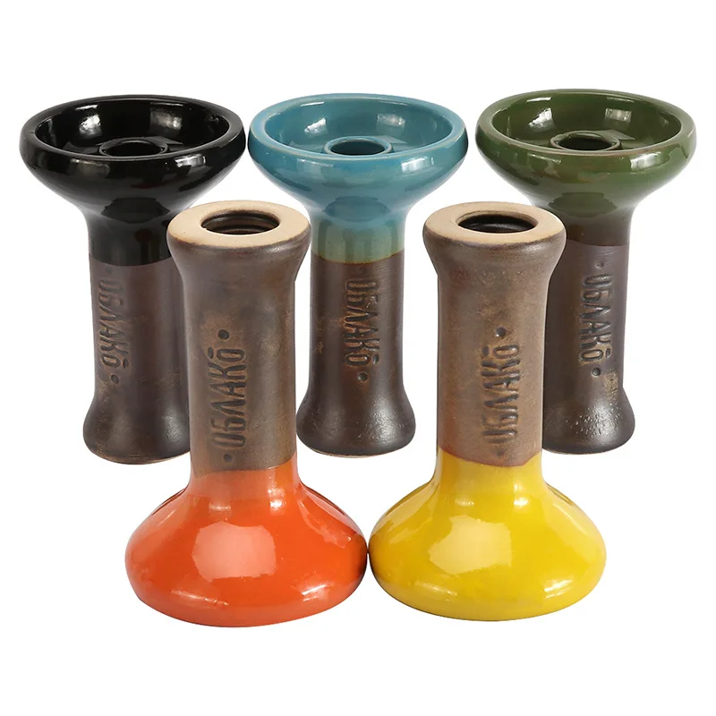 Ceramic Arab Shisha Hookah Bowl Tobacco Flavor Bowl Sheesha Chicha Nargile Cachimba Narguile Ceramic Bowl Water Pipe Hookah Bowl