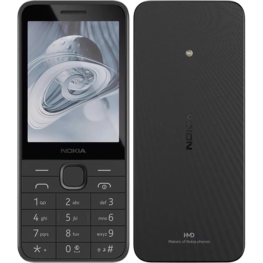 Nokia 215 2024, Teléfono de Respaldo 4G, Pantalla de 2.8 Pulgadas, 2 SIM, 1450 mAh, MP3, Radio FM, Linterna LED, Botones Físicos Tipo C, Teléfono para Personas Mayores