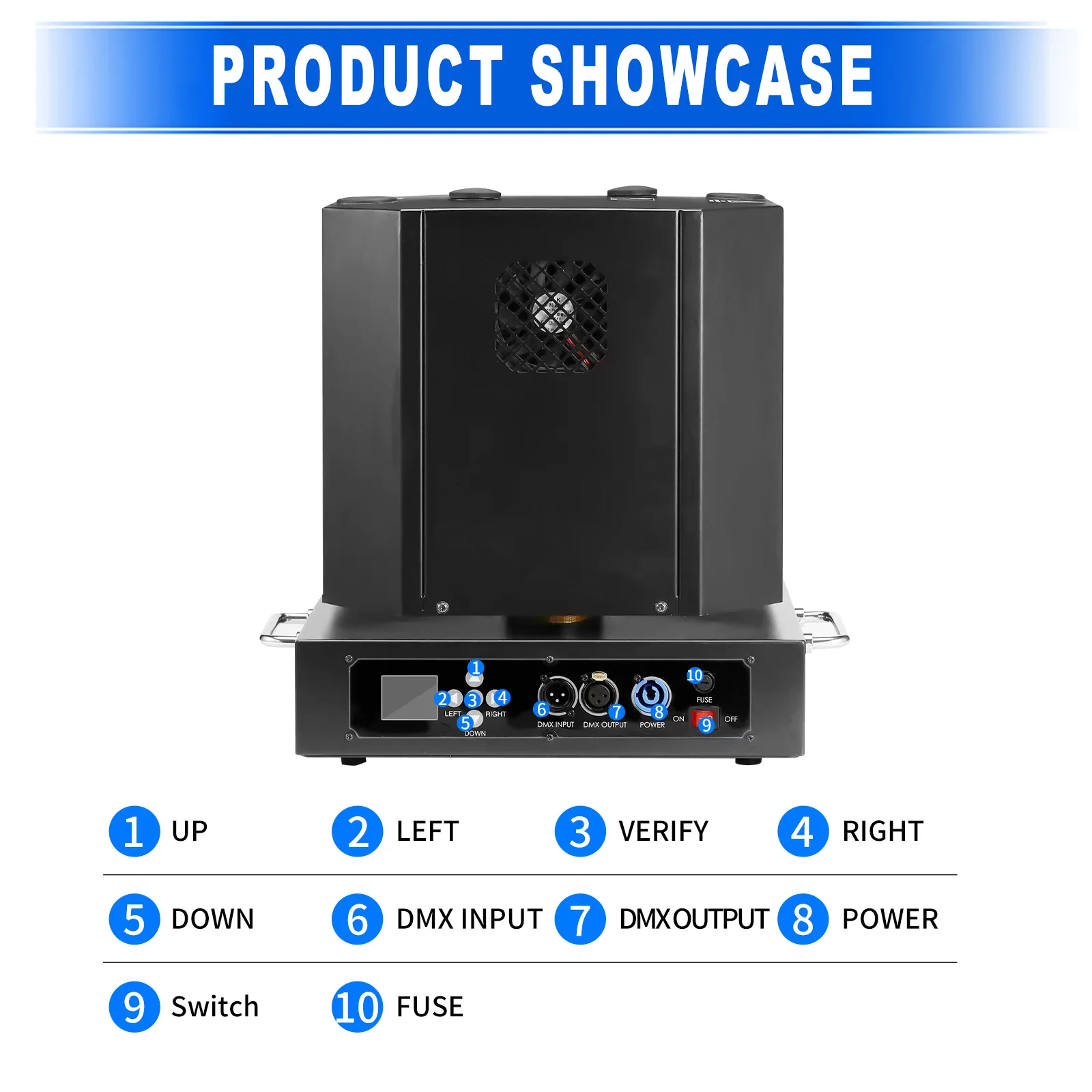 Cold Spark Machine Electronic Starlight Machine Rotating Dual Head Jet 1300W Wedding Audience DJ Concert Performance effect