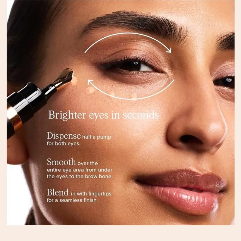 Círculos escuros corretivo líquido fundação hidratante cabeça rotativa manchas duradouro hidratante leve multi-uso maquiagem