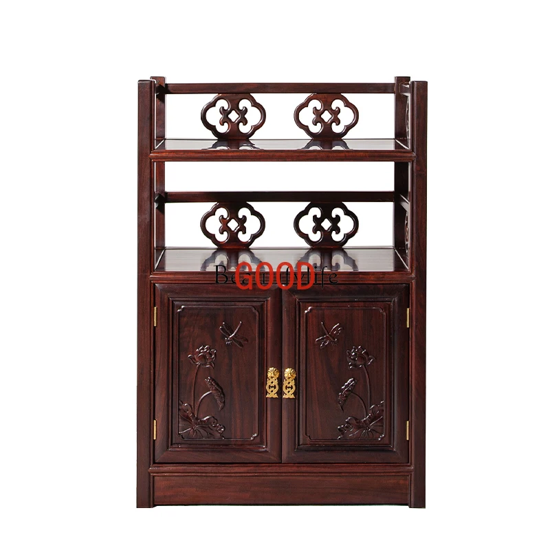 Rosewood Furniture East Africa Sandal Wood Sideboard Cabinet Solid Wood Chinese Multi-Functional Locker