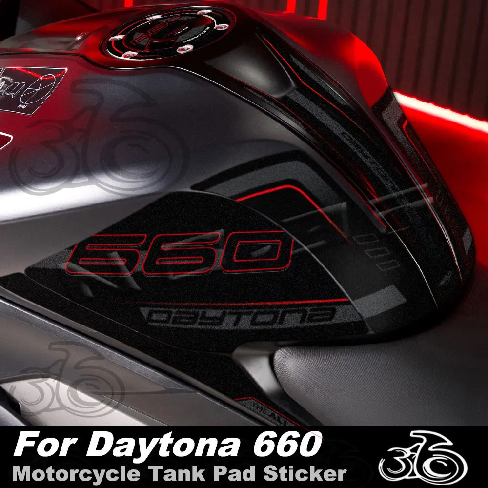 

Motorcycle Fuel Tank Pad Sticker Tank Traction Grips Decal Accessories For Daytona 660 Daytona660 2024 2025