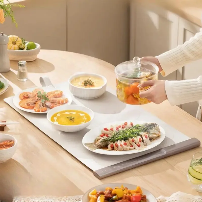 Midea Elektrische Voedselwarmer 66X40Cm Zachte Rol Opslag 250W 220V Opvouwbare Kookplaat Mok Warmer Verwarming Tafelmat Borden Verwarmend