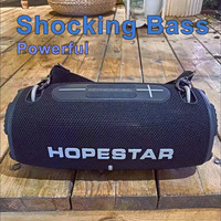 Hopestar H50 Portable Bluetooth Speakers Wireless HIFI Stereo Sound Box with Ultra Strong Bass Radio U Disk TF Card AUX Playback