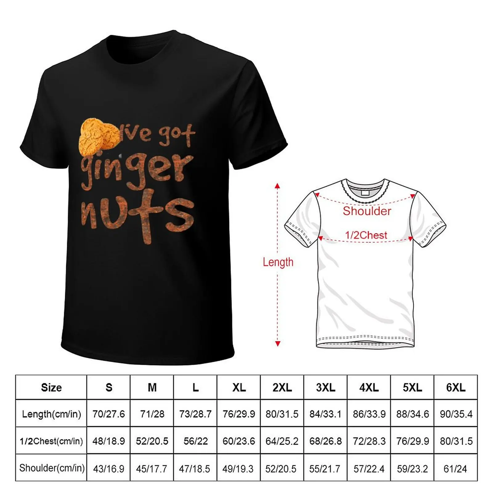 Ginger Nuts T-Shirt Dry Fit Athletic Short Sleeve Shirt