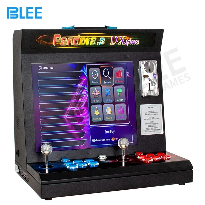 17 Inch Mini Arcade Game Bartop Arcade Box Game Console Video 3D Retro Arcade Game Machine