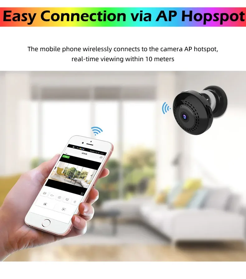 1080P IP Camera C2 Real-time Viewing Mini Wifi Camera Smart Motion Detection Wireless   Security Camera Small Camcorders Video