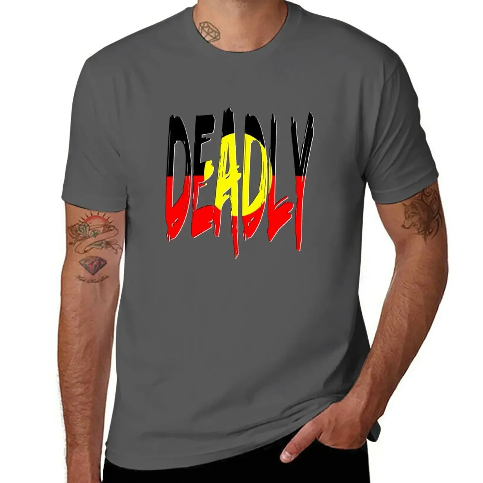 

Deadly - Indigenous Australia T-Shirt sublime blanks men clothing