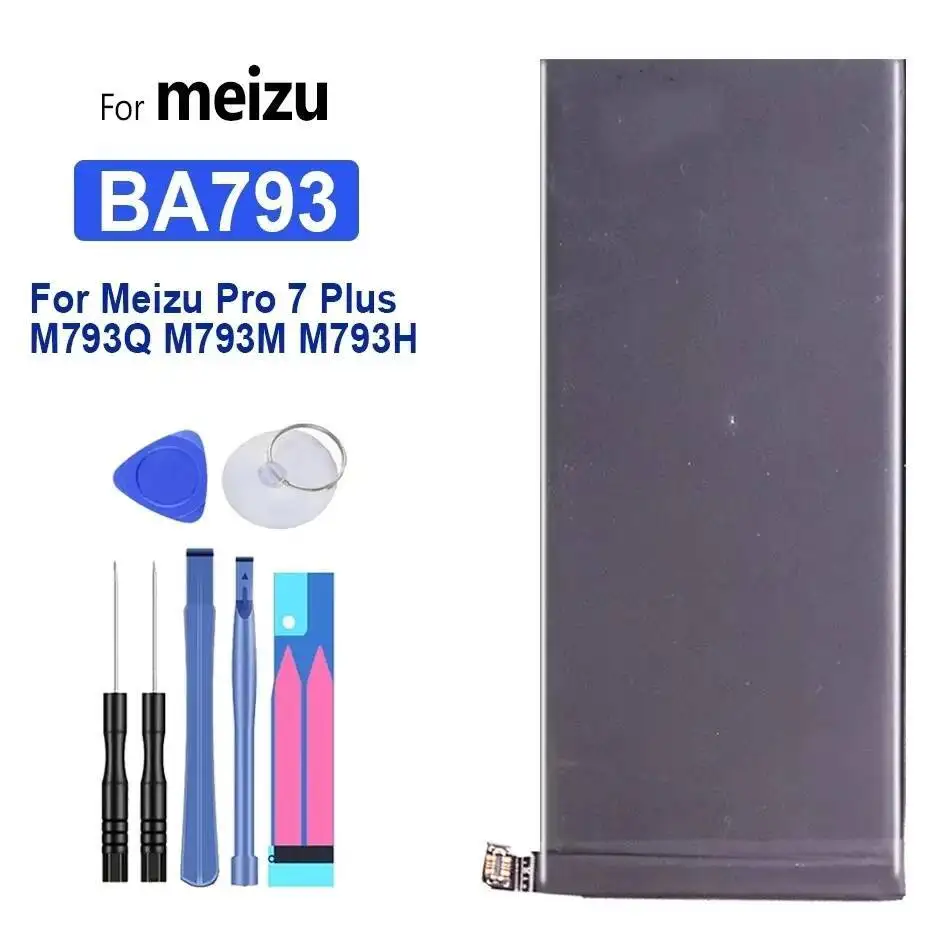

Premium Replacement BA793 Long-Lasting Performance Mobile Phone Battery For Meizu Pro 7 Plus M793Q M793M M793H 3510Mah