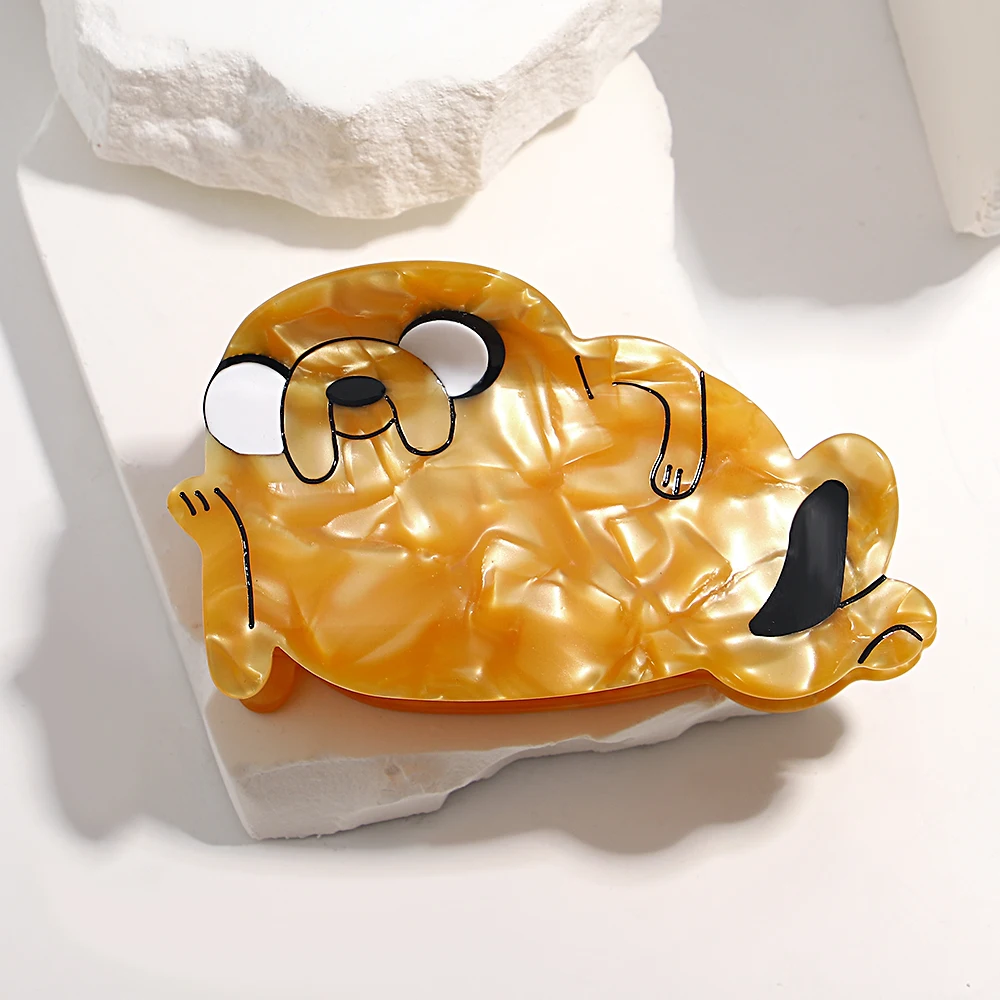 AENSOA Original Nischen-Cartoon-Haarnadel, niedlicher Seelöwe, kleines Tier, Klaue, Clip, fortgeschrittener Essigsäure-Acryl-Kopfschmuck für Frauen – Detail 26