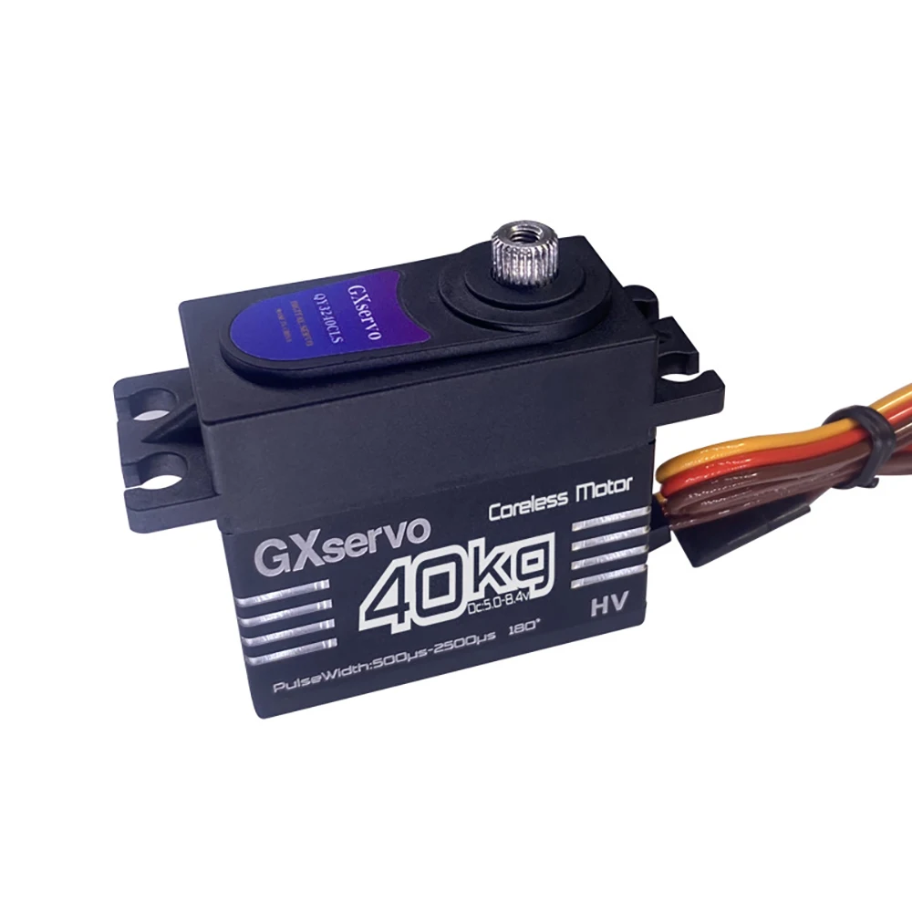 GXservo-Servo Numérique Étanche à Grand Couple, Engrenage Entièrement D.lique, Moteur pour Voiture, Bateau, Camion, Hélicoptère RC, QY3KampCLS, 40kg