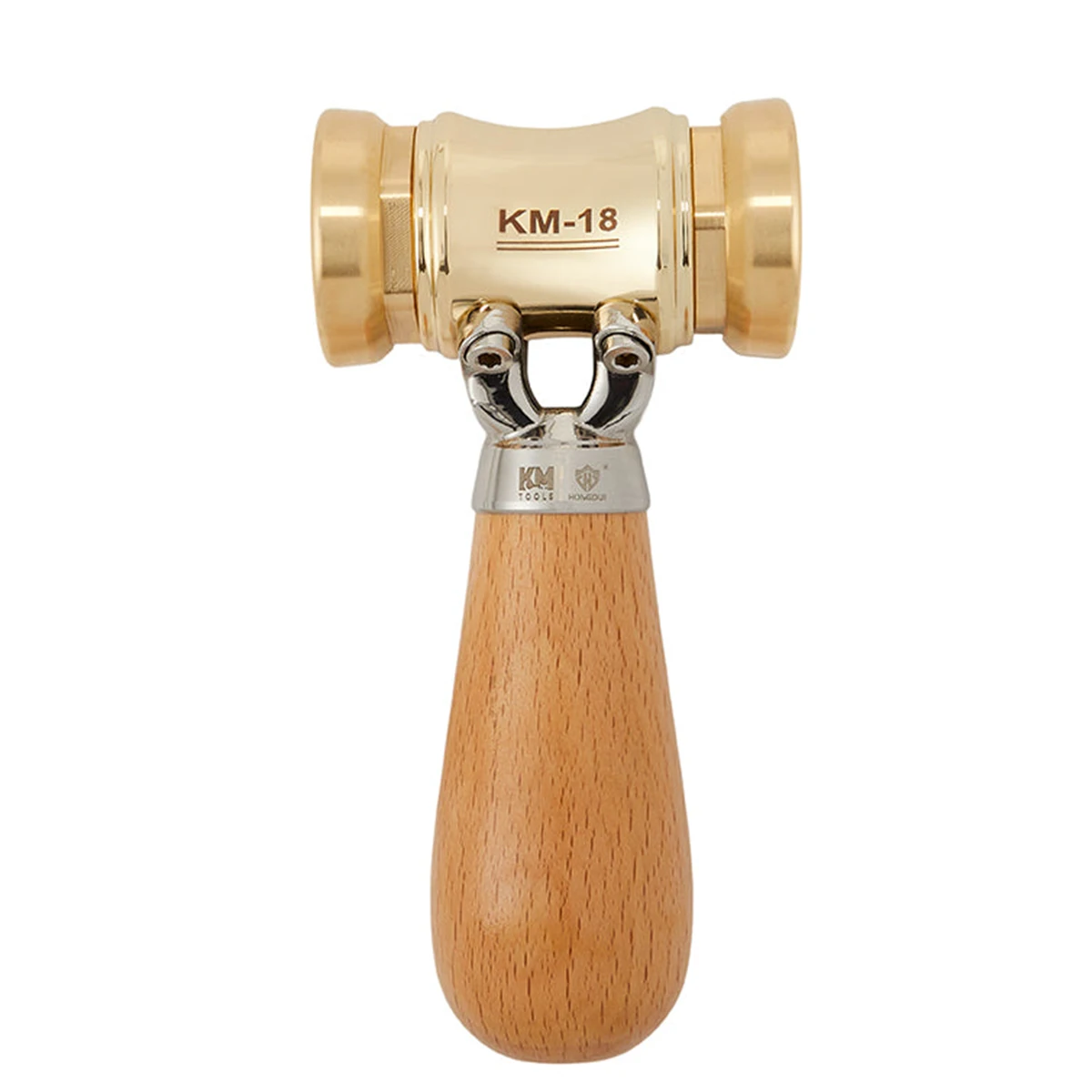 Metal Forming Tool for DIY Crafts Art KM-18 Woodworking Brass Chisel Mallet With Interchangeable Heads Punch Hammer