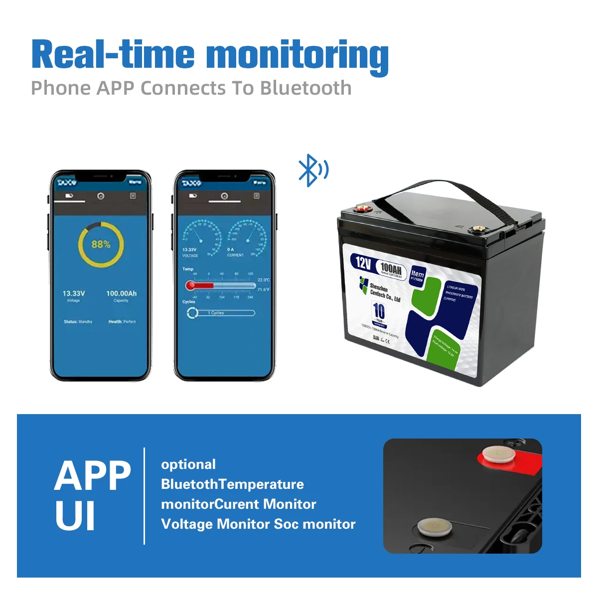 DIY Battery Box High Performance 12v LiFePO4 Battery Pack With BMS 100ah Lithium Batteries for Solar System RV Home Appliance
